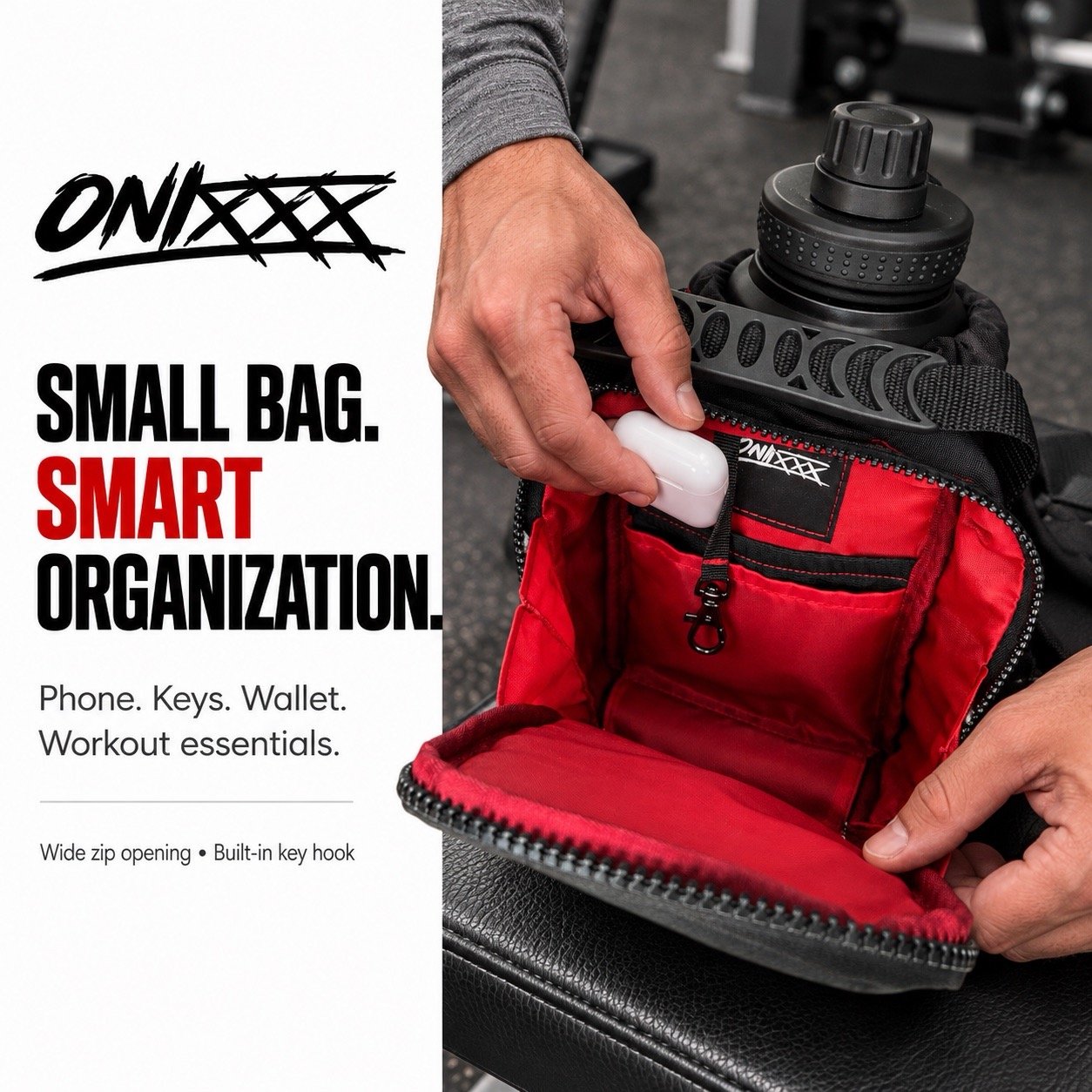 magnetic gym bag
